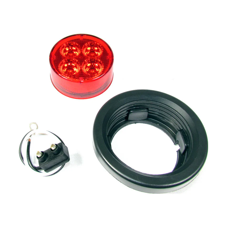 Fortpro 2-1/2" Round Clearance/Marker Led Light with 4 LEDs - Image 2