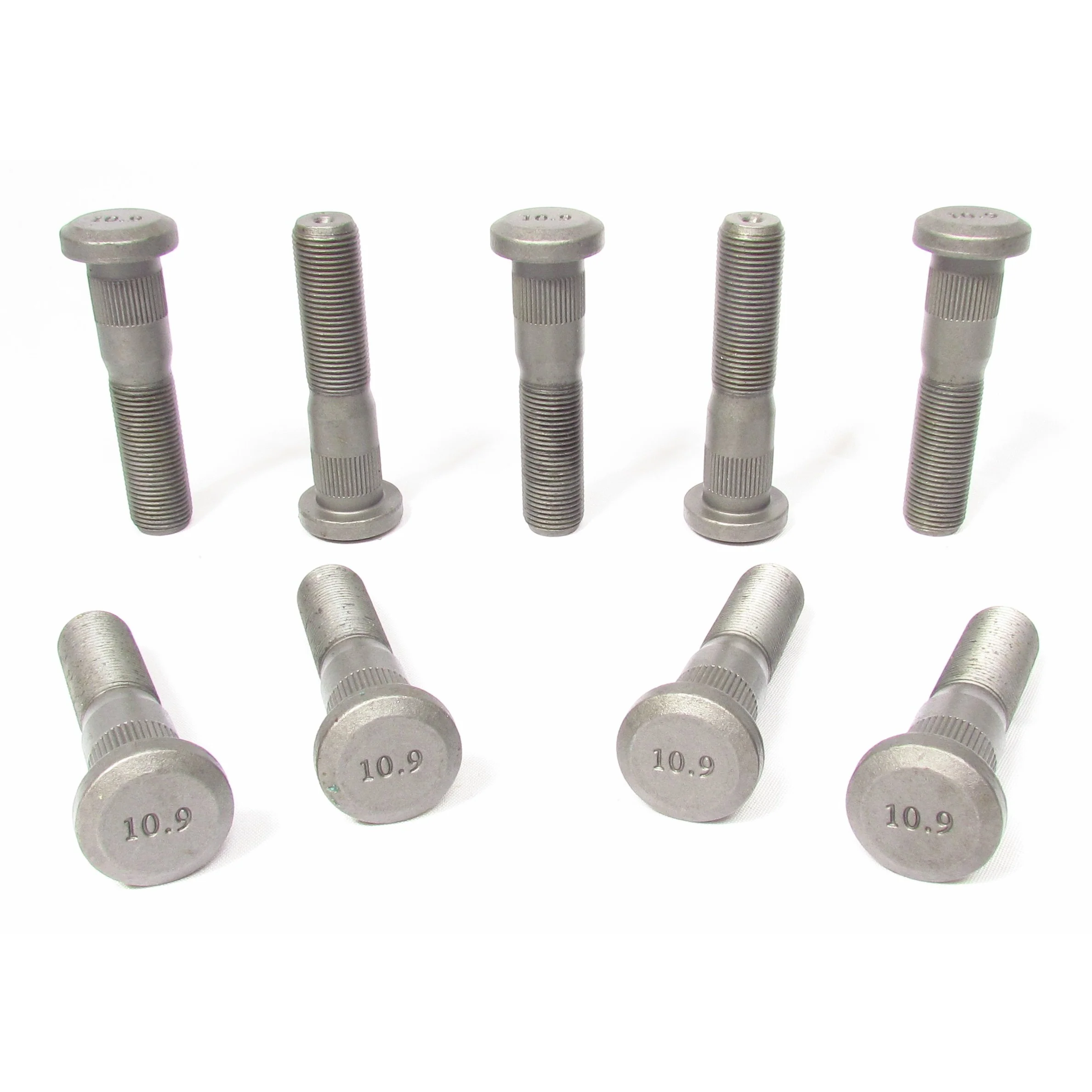 Serrated Drive Wheel Studs 3/4"-16 THD 0.785" B.D. x 3 11/32" Length - E8979 - 10 Pack - Image 2