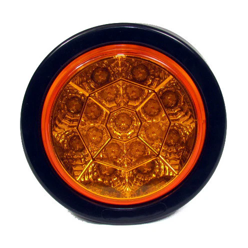 Fortpro 4" Round Led Light with 17 Leds and Chromed Reflector - Image 3