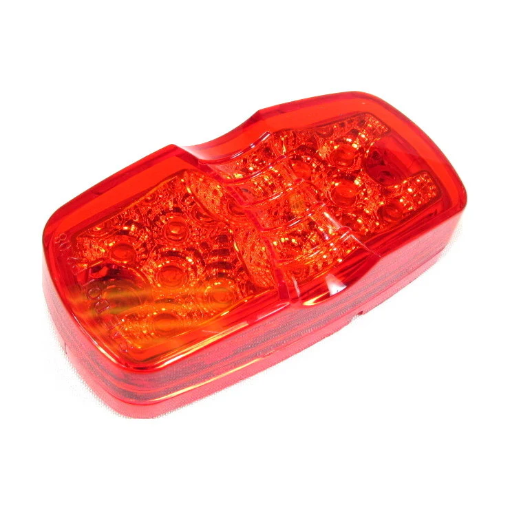 Fortpro 4" x 2" Clearance/Marker Double Bullseye Trailer Led Light with 12 LEDs - Image 4