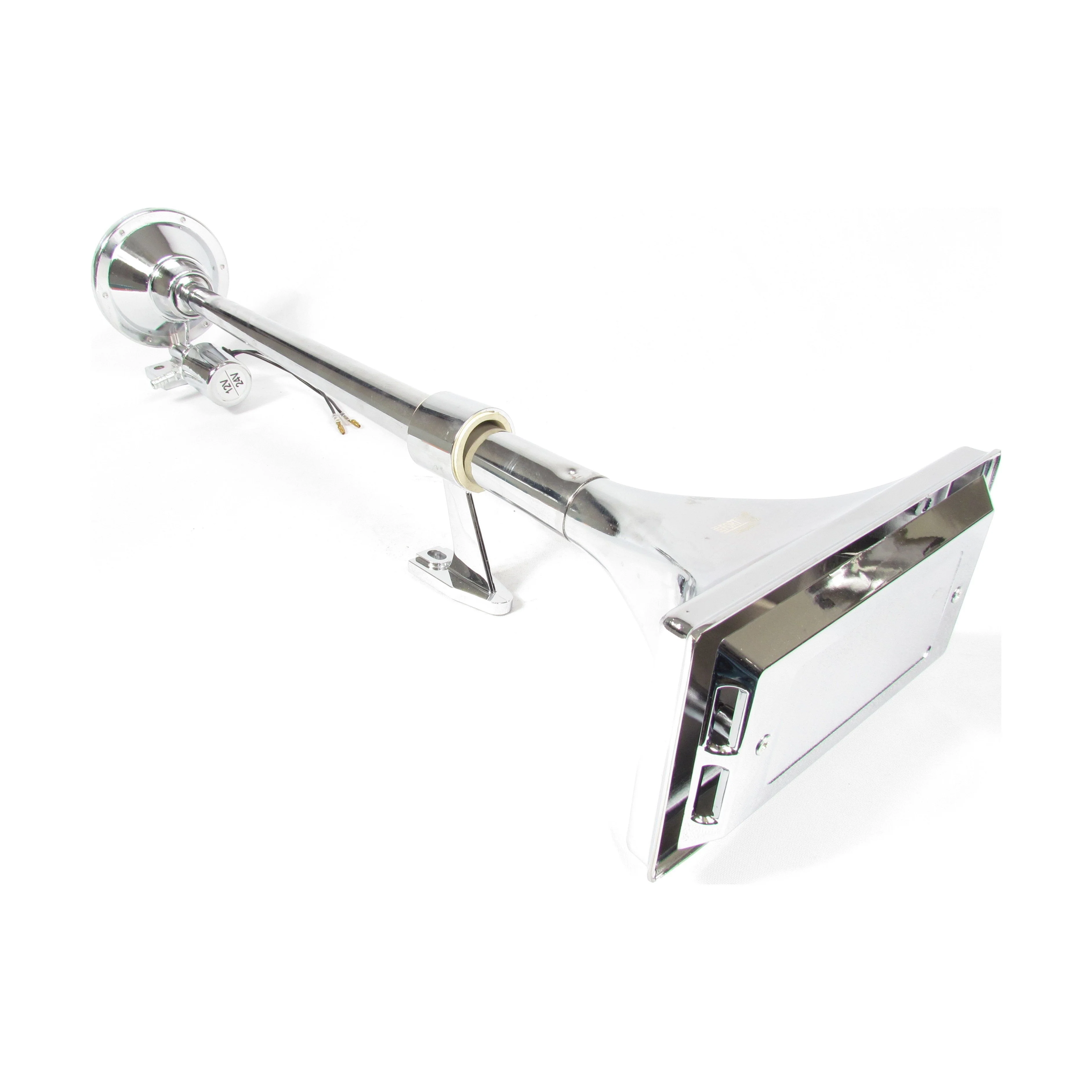 25" Long Rectangular Bell Air Horn 12-24 volts - Image 3