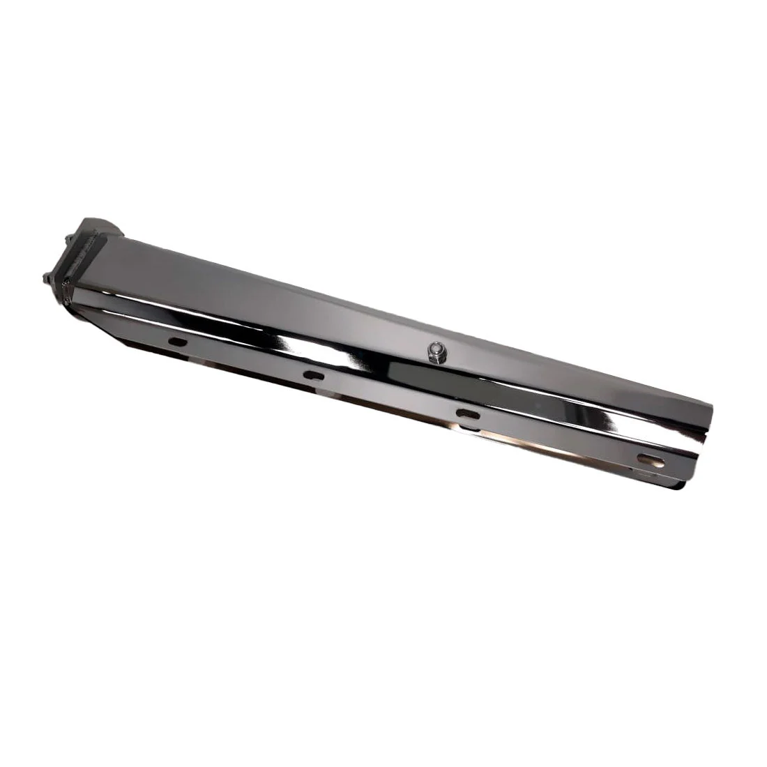 Fortpro 30" Chrome Spring Loaded Mud Flap Hanger Pair - 2.5" Bolt Spacing for Semi Trucks | F245691 - Image 3