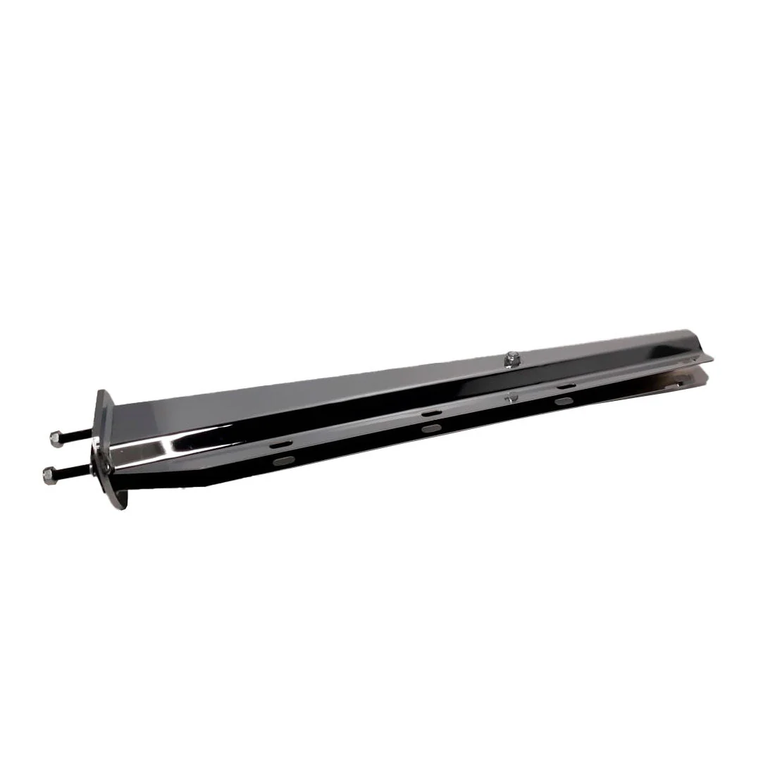 Fortpro 30" Chrome Spring Loaded Mud Flap Hanger Pair - 2.5" Bolt Spacing for Semi Trucks | F245691 - Image 4