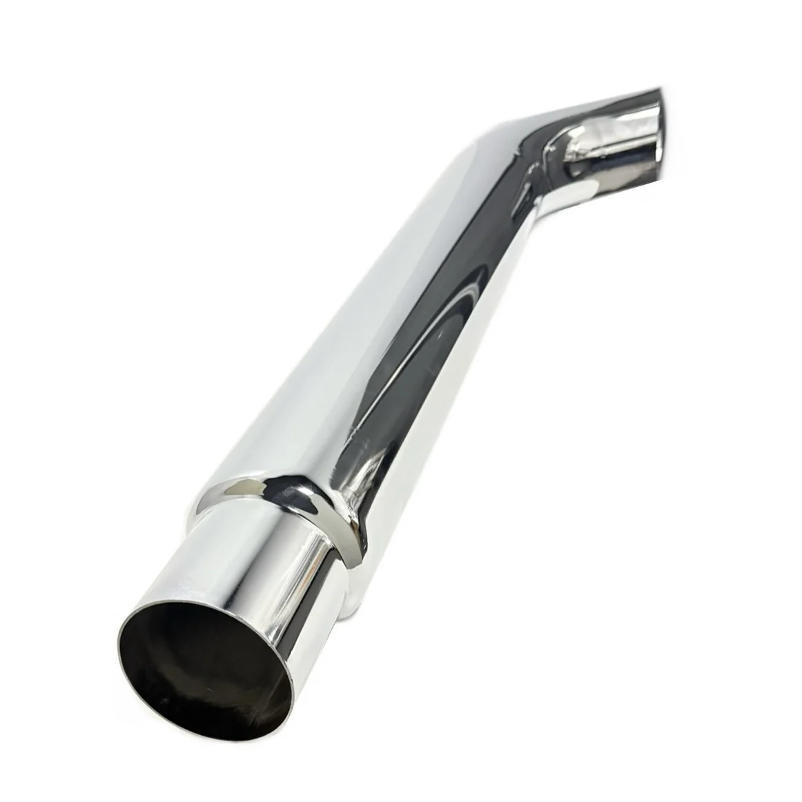 Fortpro 6" to 5" Chrome Bullhorn Exhaust Stack Pipe - 60" Long | F247733 - Image 4