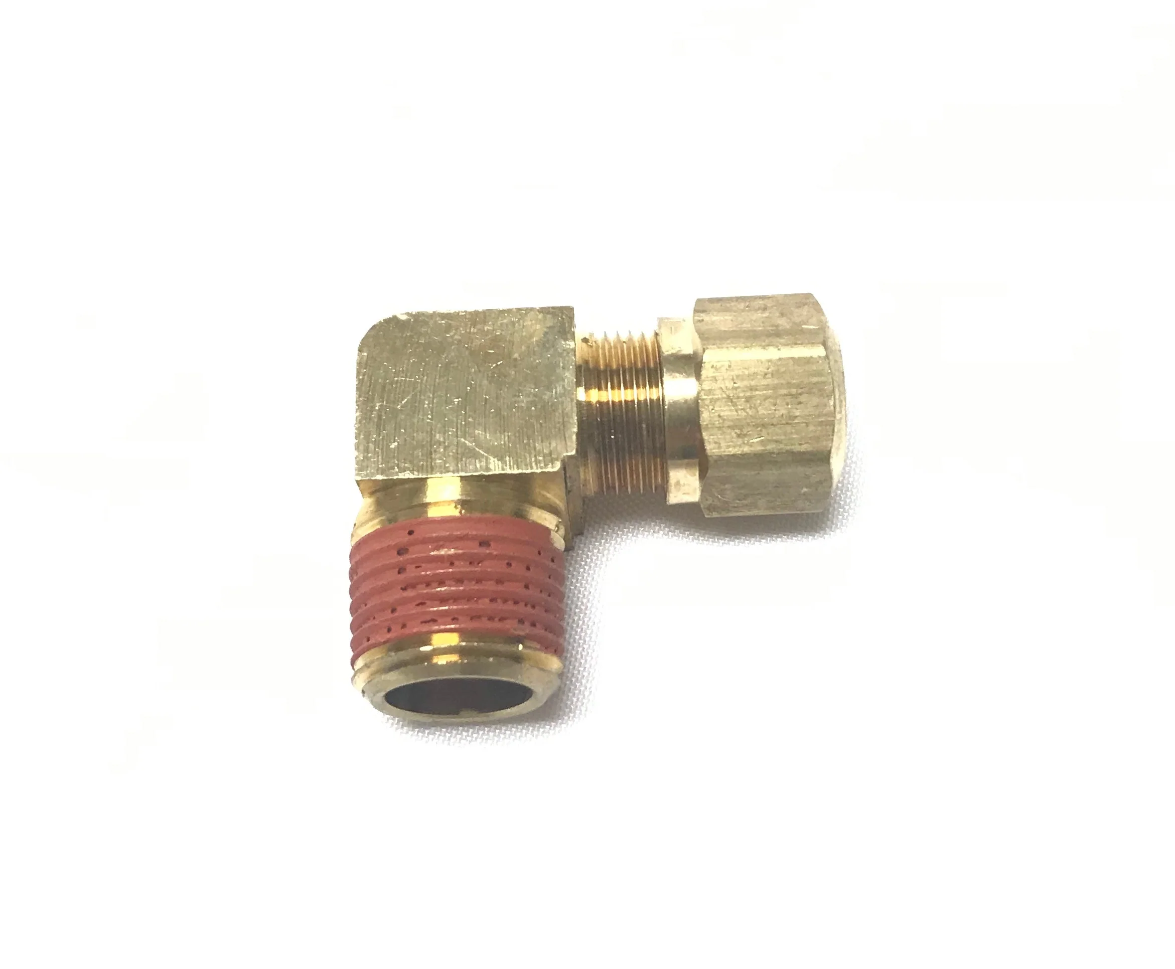 Fortpro Air Brake NTA Compression Fitting Male 90 Deg Elbow - 3/8" Tube & 1/4" Thread, Replaces 38095 - 5 PACK | F229040 - Image 2