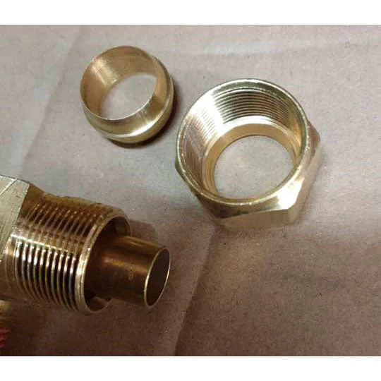 Fortpro Air Brake NTA Compression Fitting Male 90 Deg Elbow - 5/8" Tube & 3/4" Thread, Replaces 38110 - 5 PACK | F229048 - Image 3