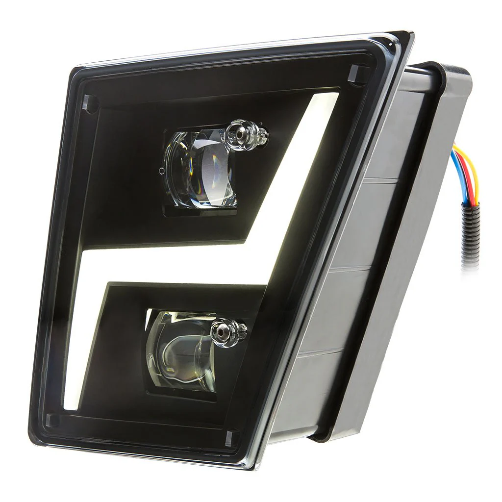 Fortpro Black Fog LED Lights Compatible with Volvo VNL - Driver Side | F236827 - Image 2