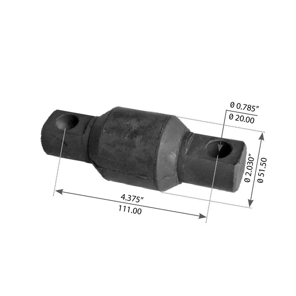 Fortpro Torque Arm Bush Replacement for Hendrickson 69210-000 | F184216 - Image 2