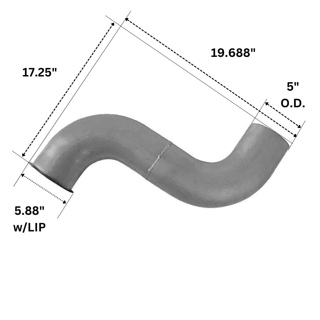 Freightliner Turbo Exhaust Elbow 5" OD. - Replaces - 04-17094-016 | F247732 - Image 2