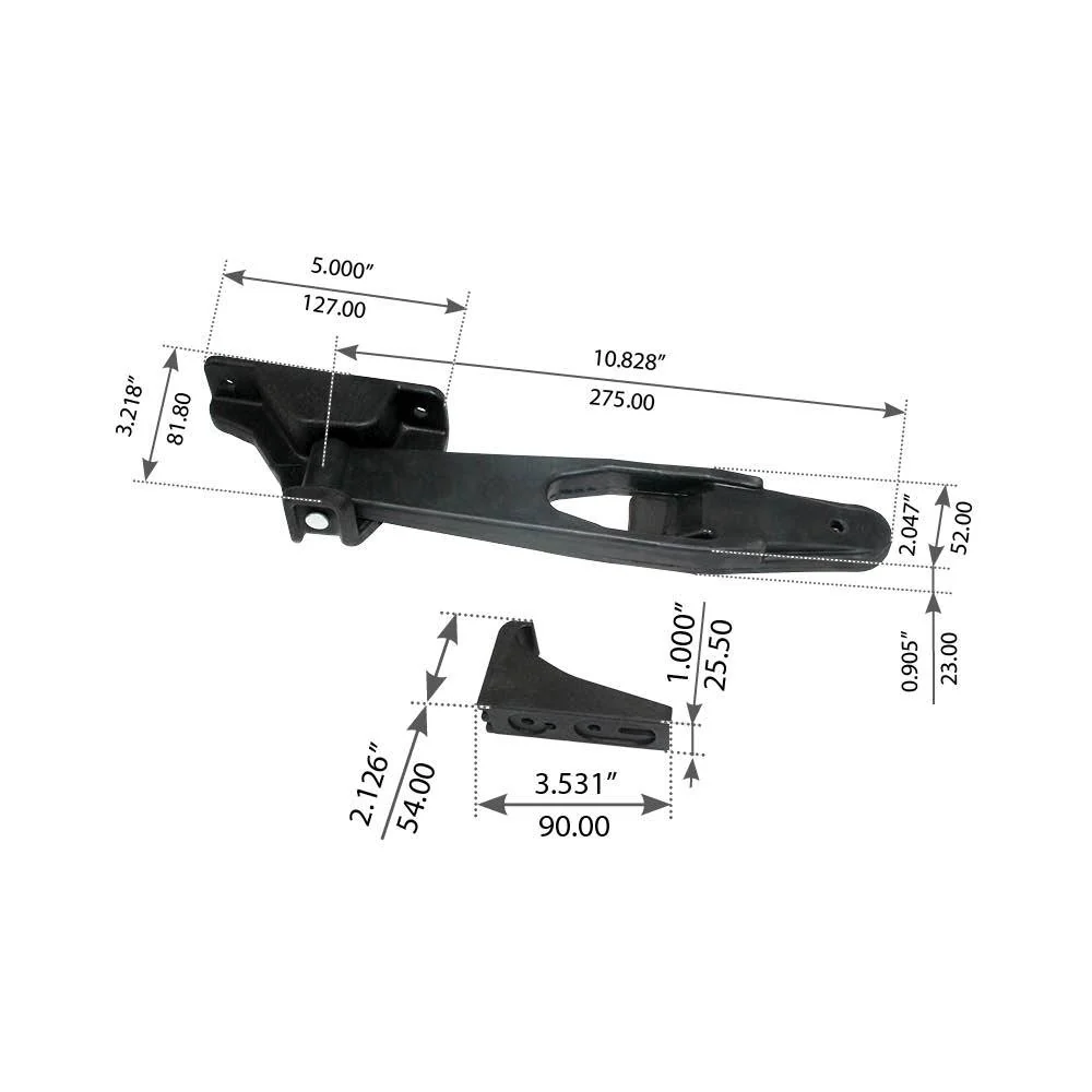 Left Side Hood Latch Kit For Freightliner Columbia - Replaces - A1715553000 - Image 2
