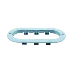Oval Chrome Mounting Bracket for Tail Light