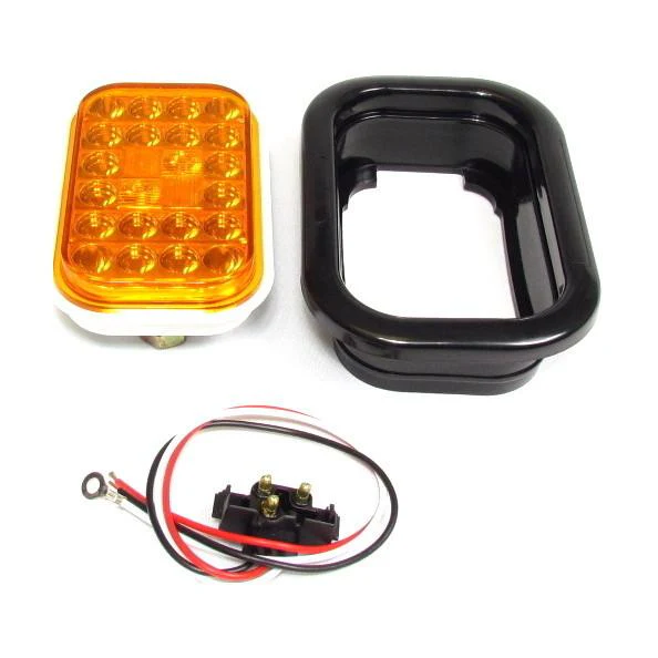 Fortpro 5 5/16" x 3 7/16" Rectangular Tail/Stop/Turn Led Light with 24 LEDs - Image 11