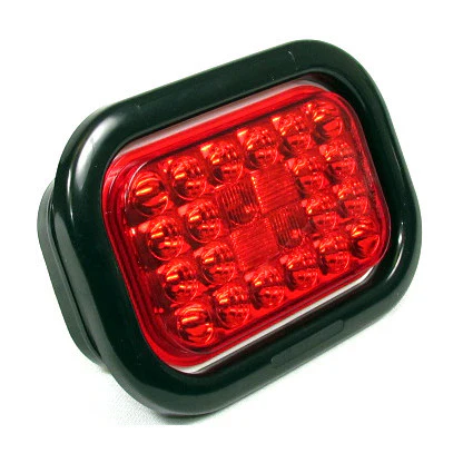 Fortpro 5 5/16" x 3 7/16" Rectangular Tail/Stop/Turn Led Light with 24 LEDs - Image 6