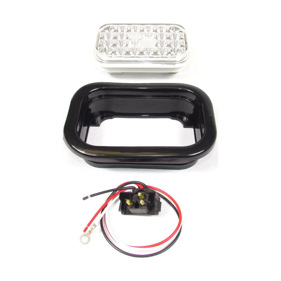 Fortpro 5 5/16" x 3 7/16" Rectangular Tail/Stop/Turn Led Light with 24 LEDs - Image 8