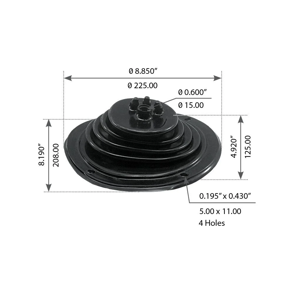 Heavy Duty Shifter Boot For Ford F Series - Replaces E3HZ7277B - Image 2