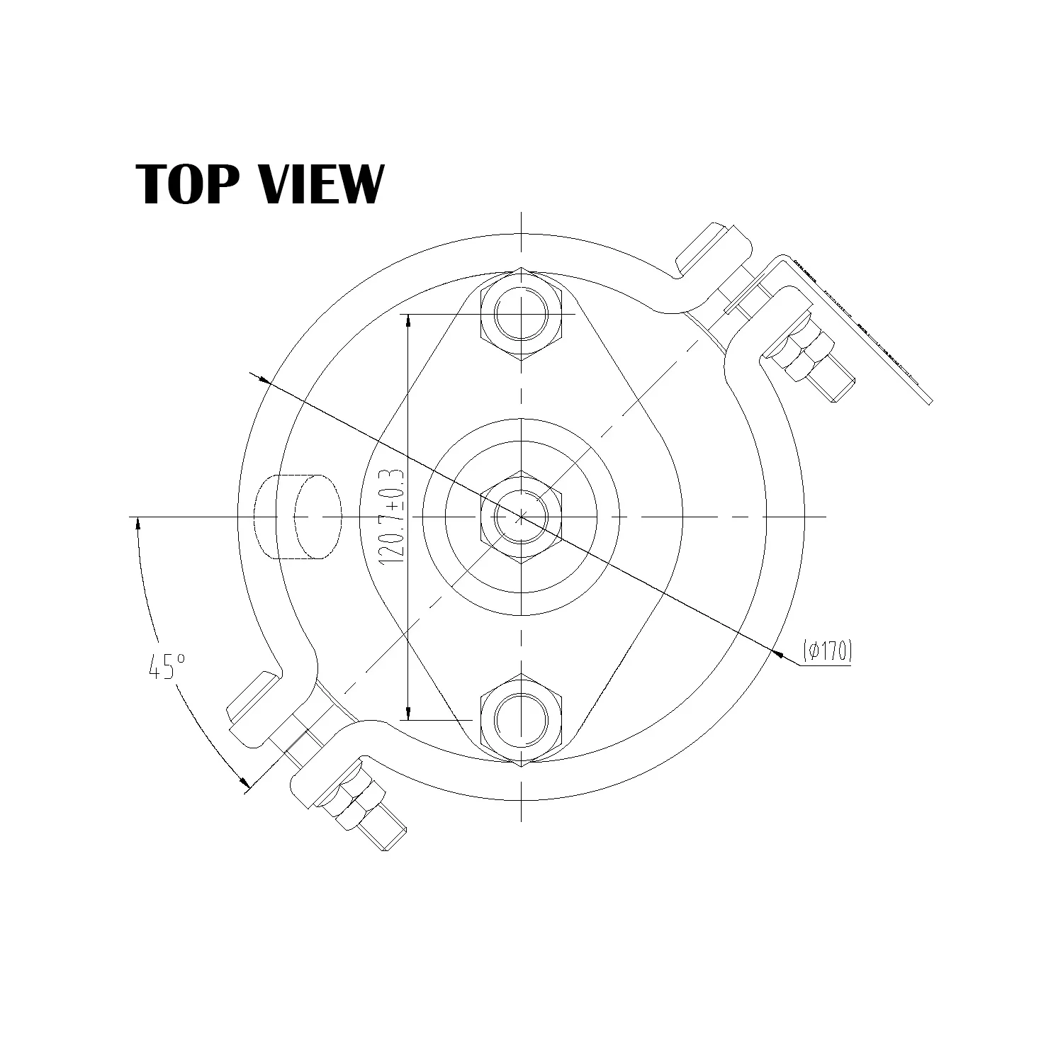 Fortpro Type 16 Brake Chamber, Standard Stroke, Serviceable | F224725 - Image 5