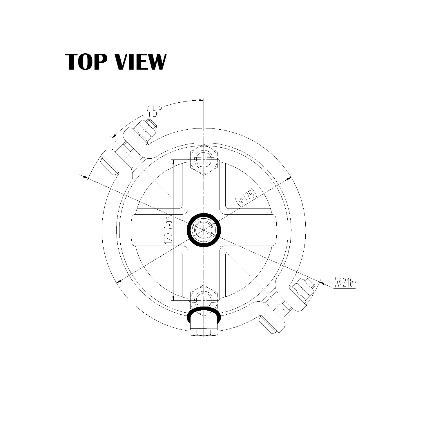 Fortpro Type 20 Brake Chamber - Standard Stroke, Serviceable | F224726 - Image 5